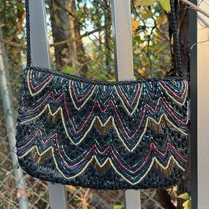 Vintage 90s Beaded Evening Bag